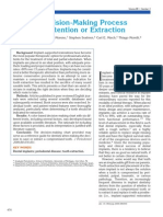 Decision Making For Tooth Extraction or Conservation