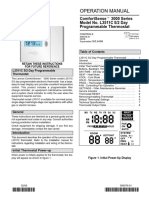 Manual de Operación Comfortsense 3000 PDF