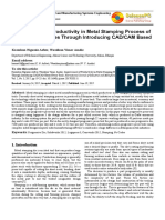 Improvement of Productivity in Metal Stamping Process of Ethiopian Industries Through Introducing CAD/CAM Based Press Tools