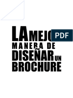 La Mejor Manera de Diseñar Un Brochure