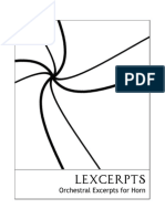 Lexcerpts - Orchestral Excerpts For Horn v3.11 (US) PDF