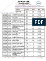 CAE I TimeTable EvenSem2018-19 PDF