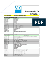 Uj310 Recommended Parts List