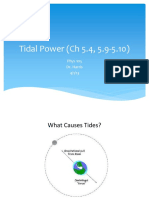 Tidal Power (CH 5.4, 5.9-5.10) : Phys 105 Dr. Harris 4/1/13