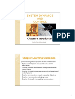 System Dynamics AND Control: Chapter 1 Introduction