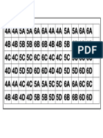 Jadual Nama Kelas