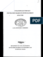 A Design Rationale For Mat Foundation Based On Finite Element Analysis PDF