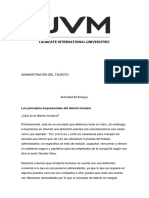 Los Principios Empresariales Del Talento Humano