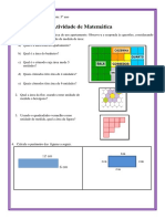 Atividade de Matemática