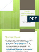 Cellular Respiration and Photosynthesis