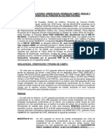 Acta de Extraccion de Muestra, Pesaje y Lacrado