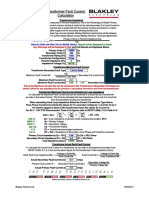 Transformer Fault Current Transformer Fault Current Calculation Calculation