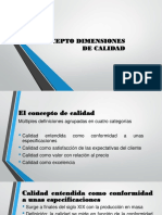 Dimensiones de Calidad