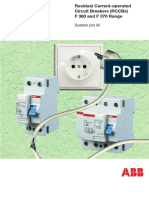 Residual Current-Operated Circuit Breakers (RCCBS) F 360 and F 370 Range