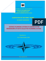 Thimi Hudhra - Defence Planning For New NATO Countries - Case of Albania, Doctoral Thesis - English 2018