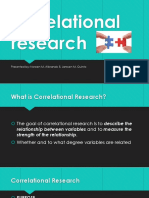 Correlational Research: Presented By: Noreen M. Albrando & Janssen M. Quinto