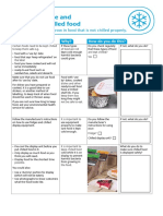 Chilled Storage and Displaying Chilled Food: Safe Method