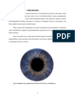 Fig 1.0:-Biometrics Uses Unique Features, Like The Iris of Your Eye, To Identify You