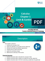 Chapter 1 - Limits and Continuity PDF