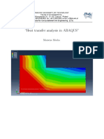 Heat Transfer Analysis in ABAQUS