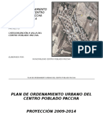 Plan Ordenamiento Urbano Paccha