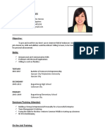 HEIDI MATEO IZON Resume