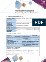 Guía de Actividades y Rúbrica de Evaluación - Paso 2 - Análisis de Conflictos