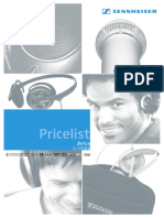 Pricelist 2006 Sennheiser