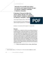 Estratificación Térmica-Oxígeno