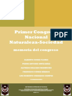 Primer Congreso Nacional Naturaleza-Sociedad. Memoria PDF