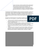 El Concepto de Salud Mental Positiva Representa Un Cambio de Paradigma Donde La Salud Mental No Es Sólo La Ausencia de Enfermedad Sino Un Estado Emocional Positivo Que Supone Disfru