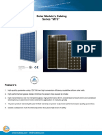 Solar Module 'S Catalog Series "MTS"