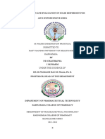 Formulation and Evaluation of Solid Dispersion For Anti Hypertensive Drug