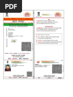 Enrolment No.: 0985/20092/09430: Aadhaar Information