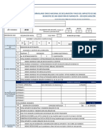 Formulario para Declartación Industria y Comercio 2019