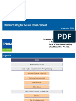 Restructuring For Value Enhancement: November 2008