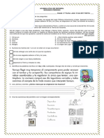 Acumulativas de Español Segundo Periodo