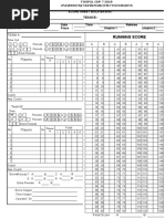 Score Sheet