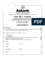 Mock Test - Science & Math - Class-X - SOL PDF