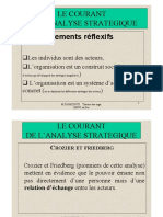 L'analyse Stratégique