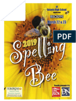 2019 Regional Spelling Bee Program