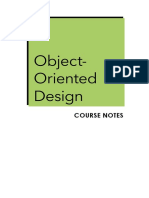 Object-Oriented-Design Course-Notes PDF