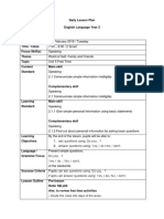 Lesson Plan Prka3012