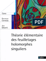 TH Orie L Mentaire Des Feuilletages Holomorphes Singuliers PDF