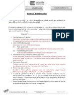 1 Administración Producto Académico N1