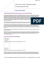 Transmission Diagnostic Trouble Codes F301-F308 PDF