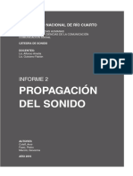 Informe 2. Propagación Del Sonido