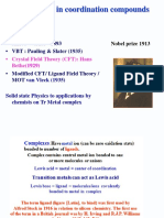 CFT and Chelate Effect-I