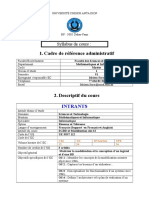 Syllabus Cours UML BD Master1 Retel