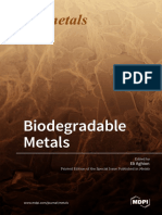 Biodegradable Metals PDF